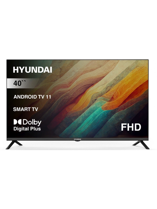 Телевизор Hyundai H-LED40BS5002, FULL HD, черный, СМАРТ ТВ, Android TV, 40"