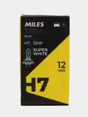 Лампа автомобильная H7, Белый свет Super white