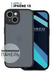 Прозрачный чехол для iPhone 15 / 15 Plus / 15 Pro / 15 Pro Max пластик с силиконовой окантовкой, ROSCO