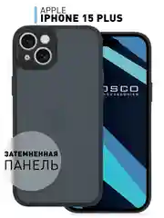 Прозрачный чехол для iPhone 15 / 15 Plus / 15 Pro / 15 Pro Max пластик с силиконовой окантовкой, ROSCO