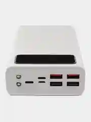 Белый повербанк 50000mah / внешний аккумулятор / Power Bank