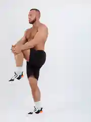 Черный шорты мужские спортивные, черные