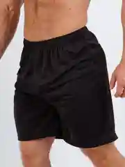 Черный шорты мужские спортивные, черные