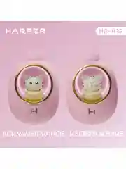 Розовый беспроводные накладные BT наушники HARPER HB-416