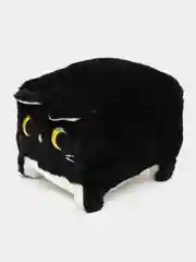 Серый мягкая игрушка "Котенок куб", квадратный, кубо кот, кот подушка, мягкая игрушка