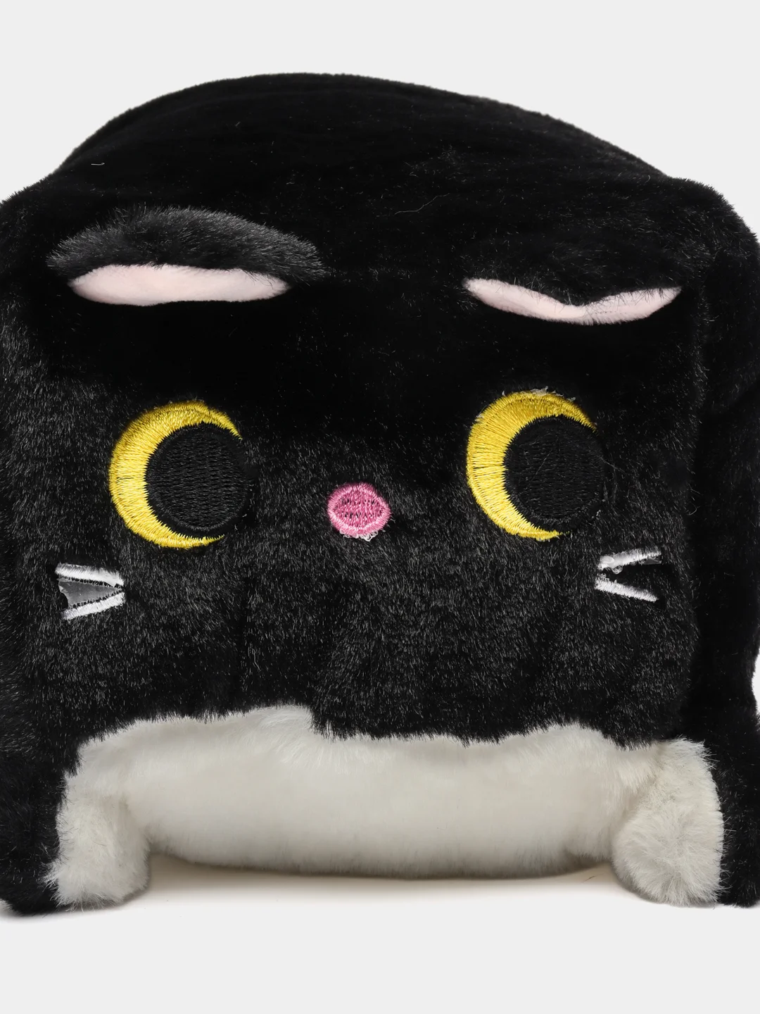 Серый мягкая игрушка "Котенок куб", квадратный, кубо кот, кот подушка, мягкая игрушка