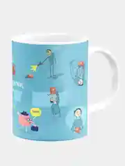 Кружка керамическая Меньше глупостей