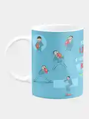 Кружка керамическая Меньше глупостей