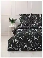 Комплект постельного белья, 1,5 спальный, полисатин