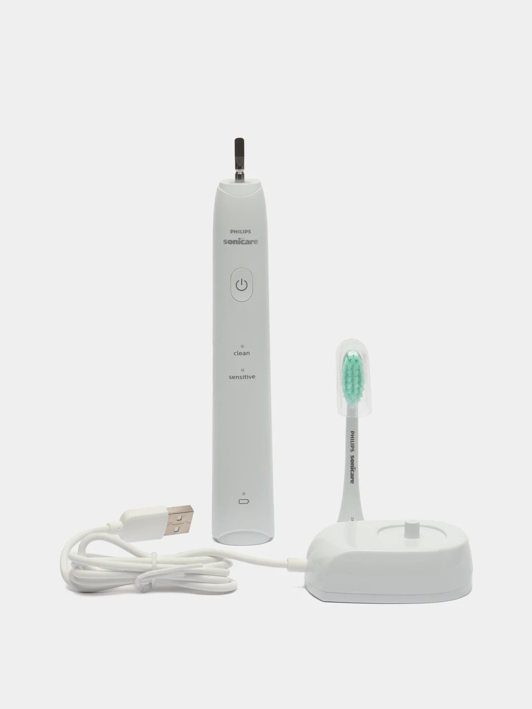 Белый электрическая зубная щетка Philips