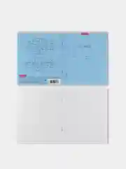 Тетрадь школьная ErichKrause Visio, голубая, 12 листов, косая линейка, 10 штук