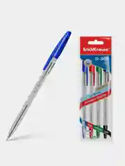Ручка шариковая ErichKrause R-301 Stick Classic, 1.0 мм, 4 цвета