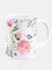Кружка керамическая Татьяна принт Цветы
