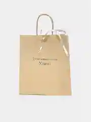Красный подарочный пакет, крафтовый, бумажный "С днем рождения"