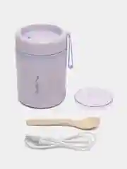 Сиреневый портативный электрический ланч-бокс-контейнер, термос USB Type-C, подогреватель