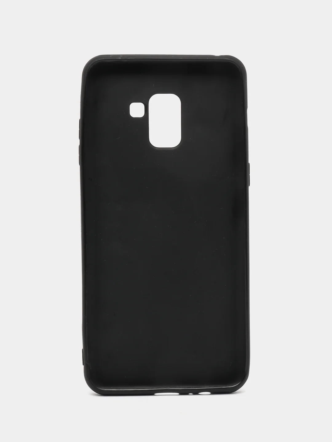 Черный силиконовый чехол TPU для Samsung A8+ / A8 Plus