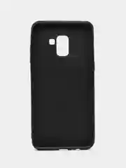Черный силиконовый чехол TPU для Samsung A8+ / A8 Plus