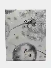Постельное белье детское 1.5 спальное Поплин ivSubelIa "Ежата", 50x70