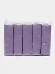 Фиолетовый мешки-пакеты для мусора, фасовки, 5 рулонов