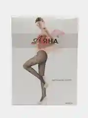Прозрачный фантазийные колготки с лого / Брендовые колготки