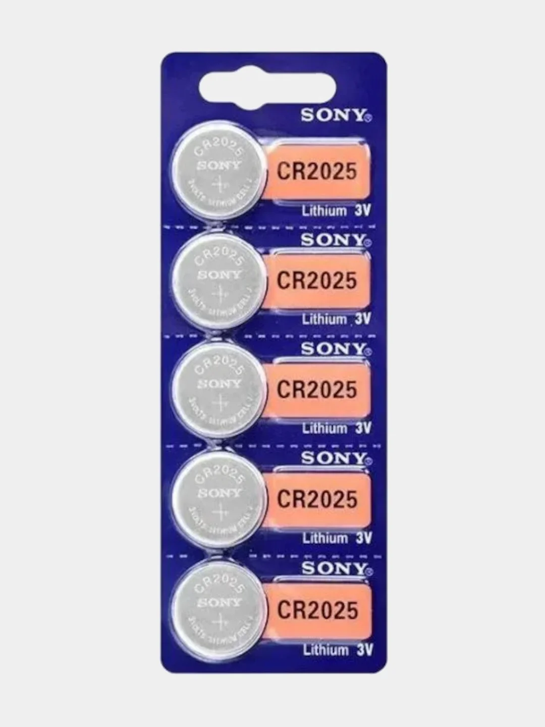 Батарейки Sony, литиевые 3V, таблетка CR2450/1220/1616/1620/1632/2016/2025/2032/2430