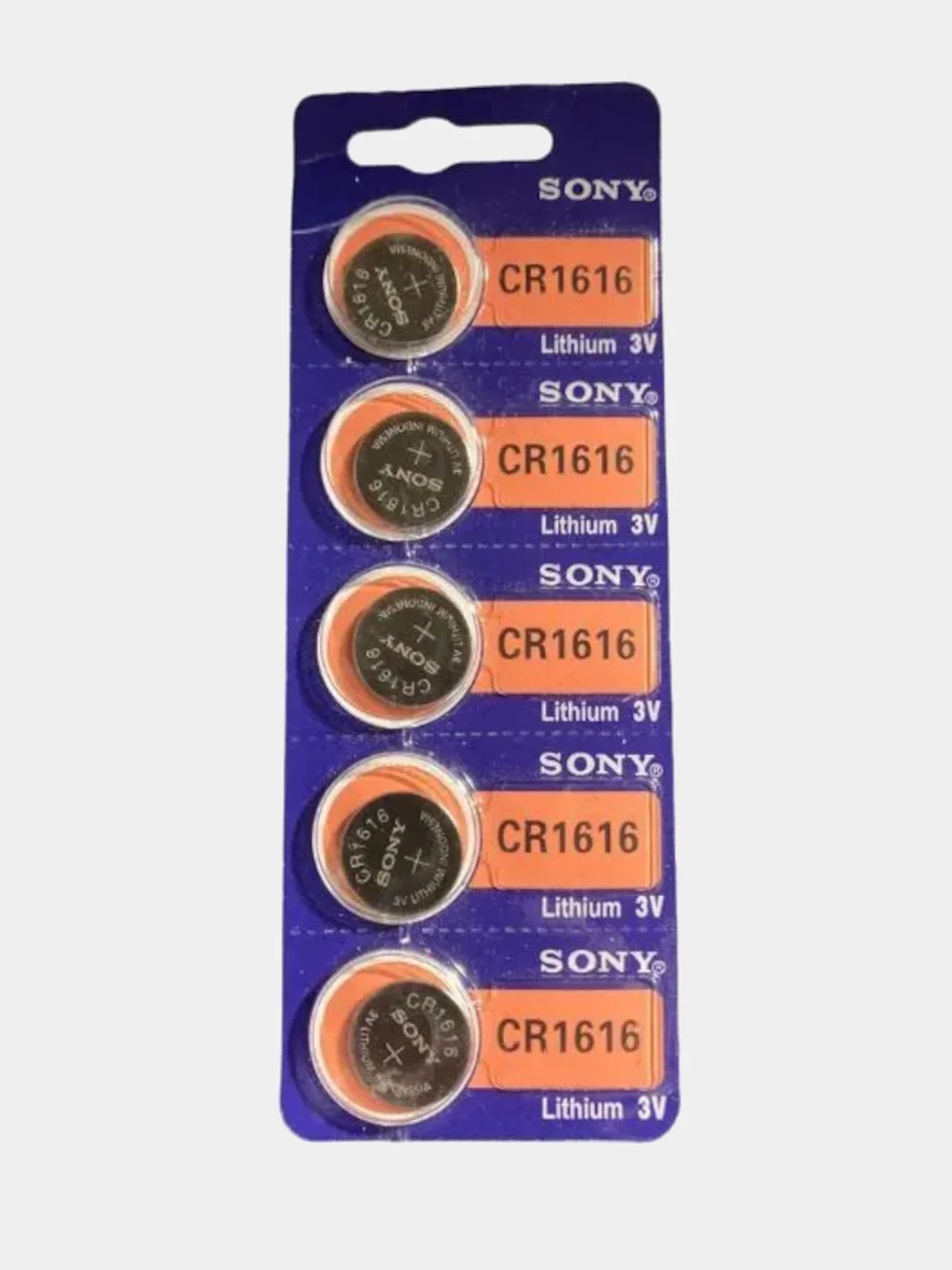 Батарейки Sony, литиевые 3V, таблетка CR2450/1220/1616/1620/1632/2016/2025/2032/2430