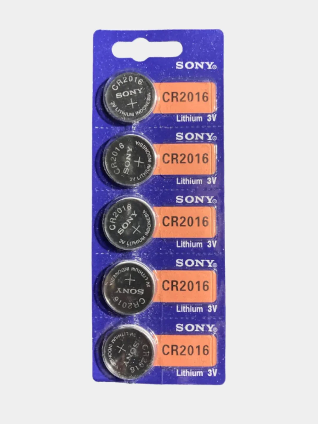 Батарейки Sony, литиевые 3V, таблетка CR2450/1220/1616/1620/1632/2016/2025/2032/2430