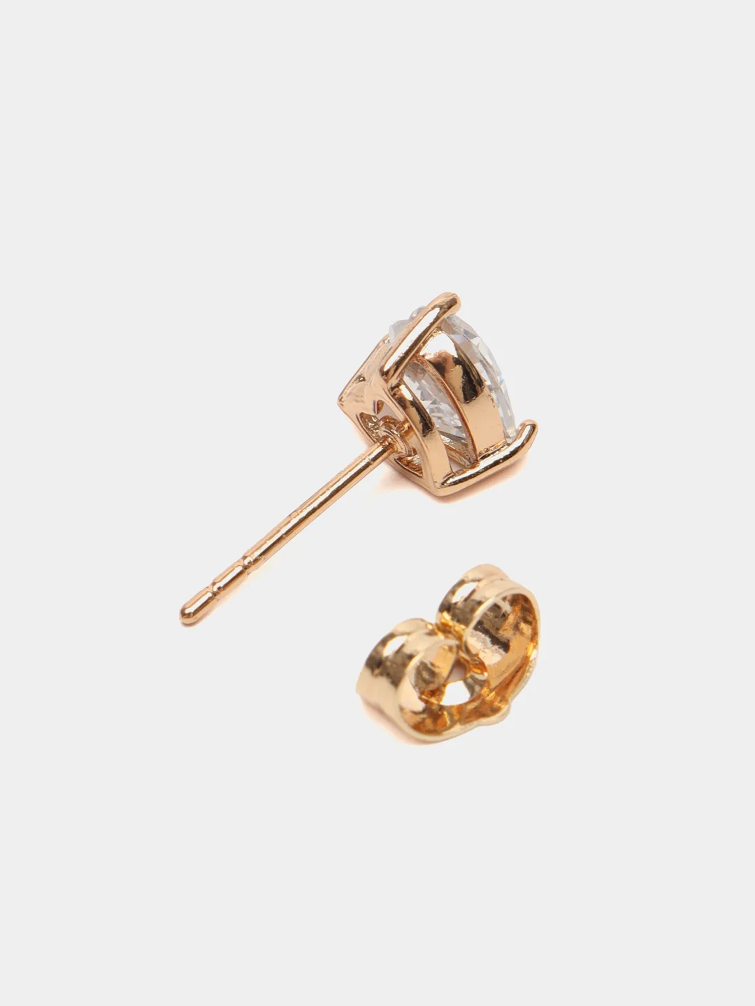 Сережки-гвоздики сердечки Swarovski, серьги сваровский, серьги с кристаллами