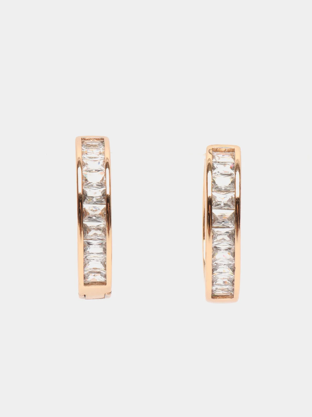 Желтый серьги-кольца Swarovski, серьги сваровский, серьги с кристаллами