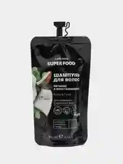 Cafe mimi Super Food Шампунь для волос Питание и Восстановление Кокос & Лотос, 100 мл
