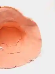 Розовый панама женская, летняя, с бахромой