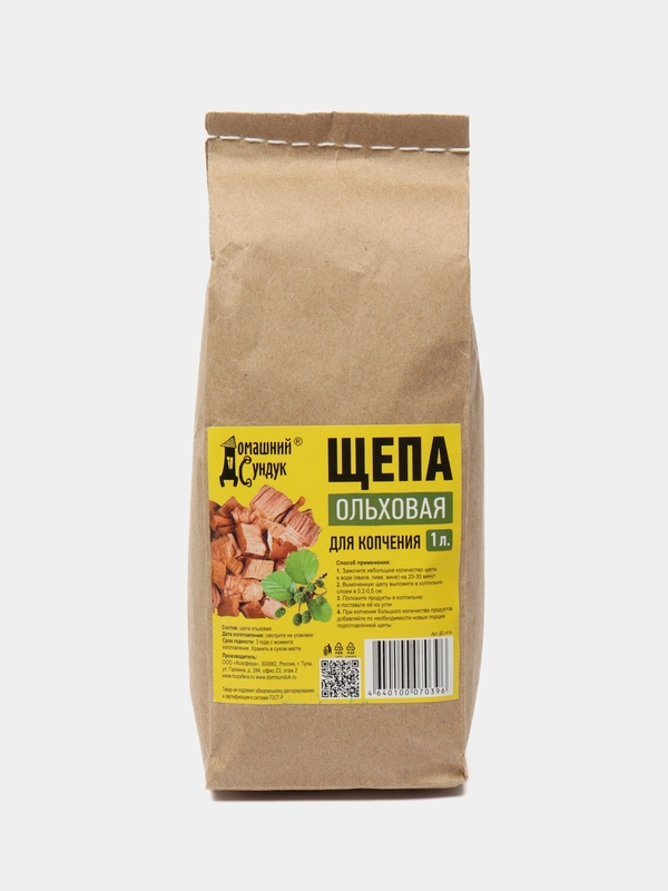 Щепа для компчения, ольха, 1 л