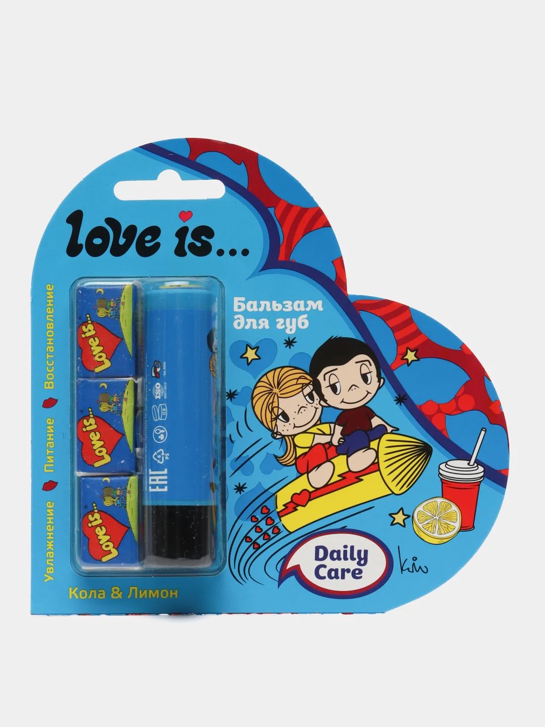Бальзам для губ Love is... Кола и Лимон