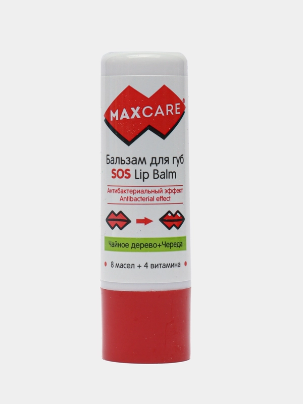 SOS-Бальзам для губ MAXCARE Чайное дерево+Череда