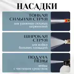 Автомобильная мойка для авто, минимойка на аккумуляторе, мойка высокого давления, автомойка