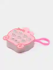 Розовый электронный Поп Ит карманный Pop It "Поймай суслика", брелок