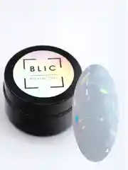 Молочный гель для наращивания ногтей, камуфляжный с блестками Blic 15 мл