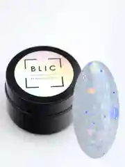 Ледяной гель для наращивания ногтей, камуфляжный с блестками Blic 15 мл
