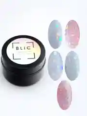 Гель для наращивания ногтей, камуфляжный с блестками Blic 15 мл