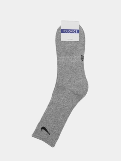 Носки мужские белые Polonice premium Корея 100%  лучшее качество Nike высокие унисекс