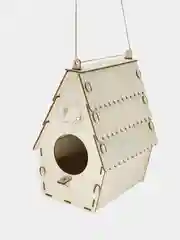 Скворечник для птиц с красками