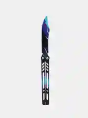 Аметистовый нож деревянный бабочка Драгон гласс (Dragon glass)