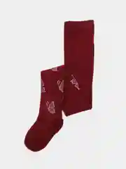 Багровый колготки для девочки