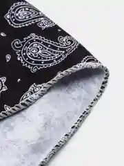 Угольный бандана,косынка летняя на резинке