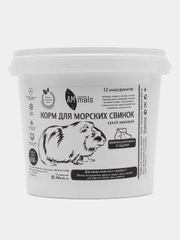 Корм сухой для морских свинок зерновой AMmals 650 гр. для грызунов. Лакомство и витамины