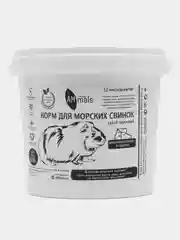 Корм сухой для морских свинок зерновой AMmals 650 гр. для грызунов. Лакомство и витамины