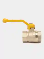 Кран газовый шаровый, латунь, ручка Галлоп 15,20,25