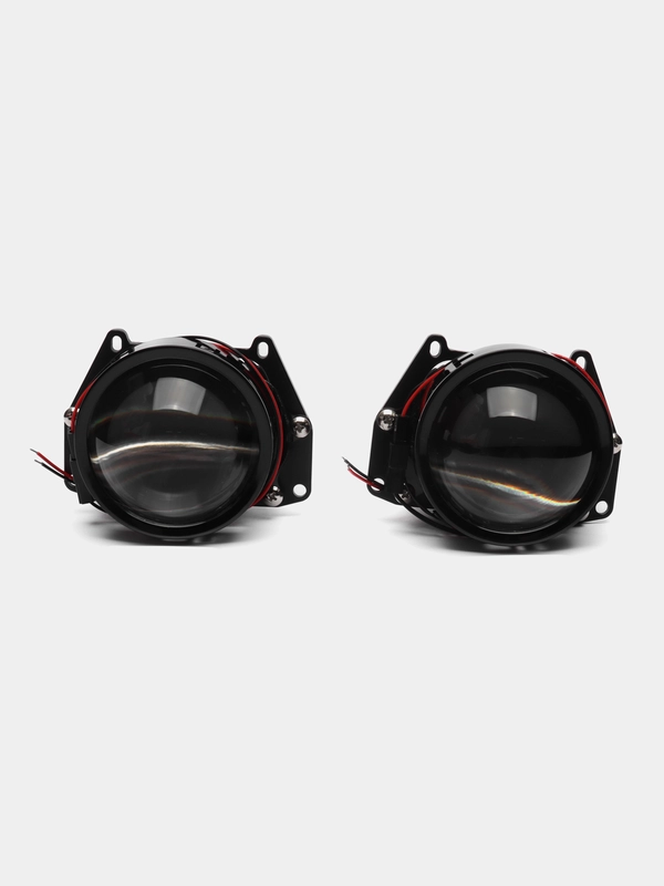 Светодиодные линзы для фар Optima Premium Bi-LED Lens, SRT Double Chip 3.0", 24V 5500К 2шт