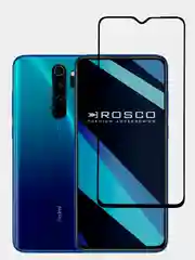 Стекло для Xiaomi Redmi Note 8 Pro защитное ROSCO олеофобное с рамкой, матовое, антишпион