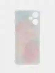 Конфетный чехол на Tecno Pova Neo 3 (Текно Пова Нео 3), прозрачный, с рисунком, защита камеры